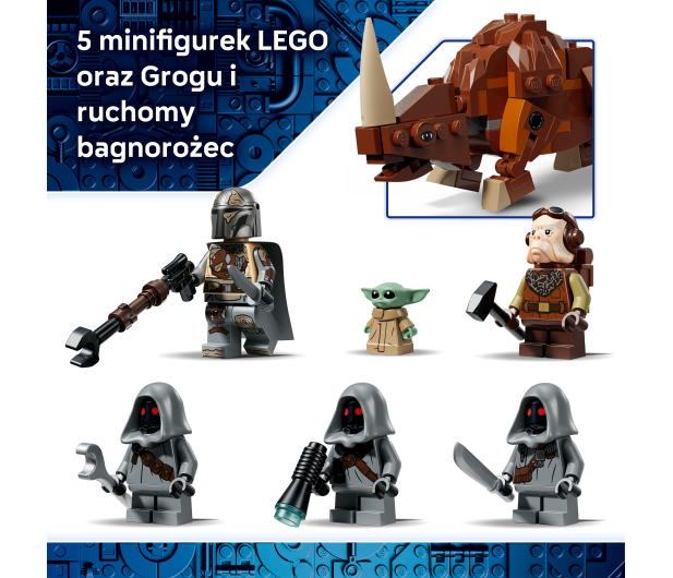 LEGO STAR WARS 75453 Piaskoczołg wędrownych Jawów i bagnorożec - 1547412 - zdjęcie 9